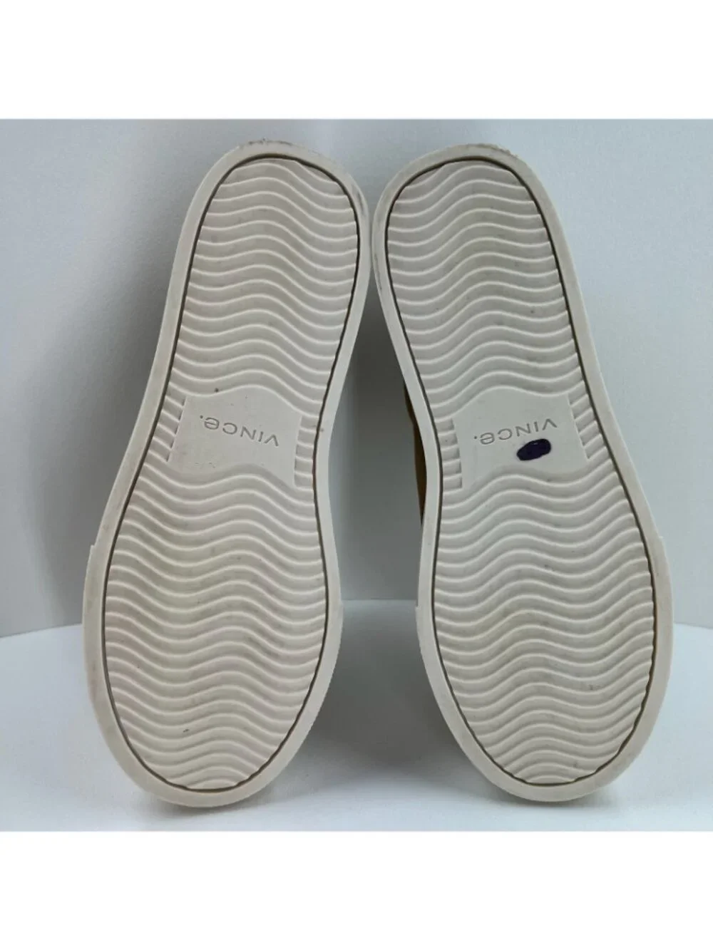 Vince Sunnyside Suede Platform Sneakers Women Size US 7 Multi Strap Sand Beige - Picture 9 of 12